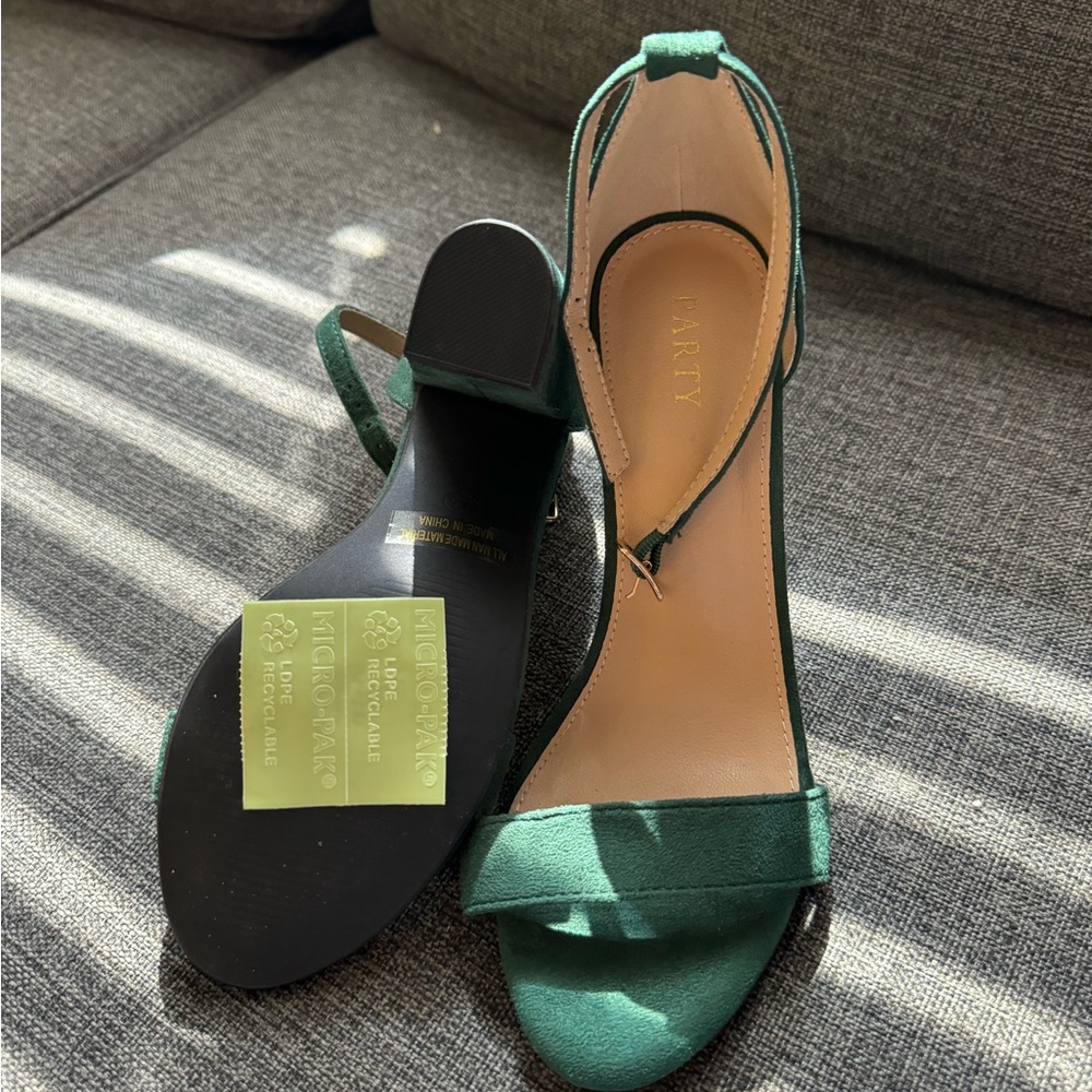 Green heels